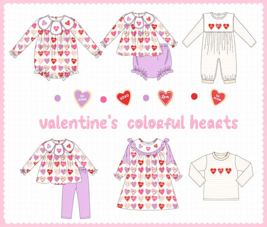 VALENTINE'S COLORFUL HEARTS COLLECTION - ETA DECEMBER