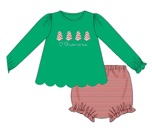 PO92 French Knot Tree Cakes Bloomer Set