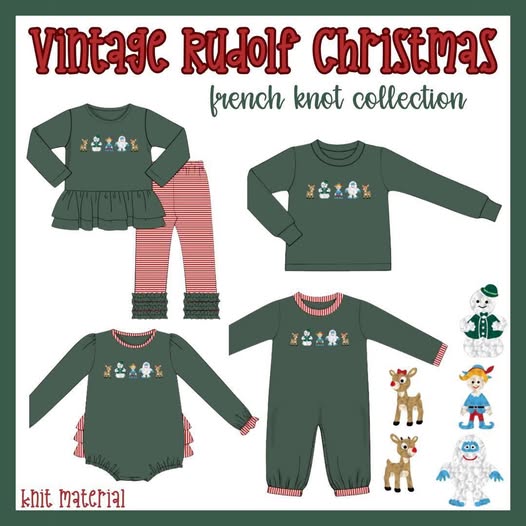 VINTAGE RUDOLF CHRISTMAS COLLECTION - ETA NOVEMBER
