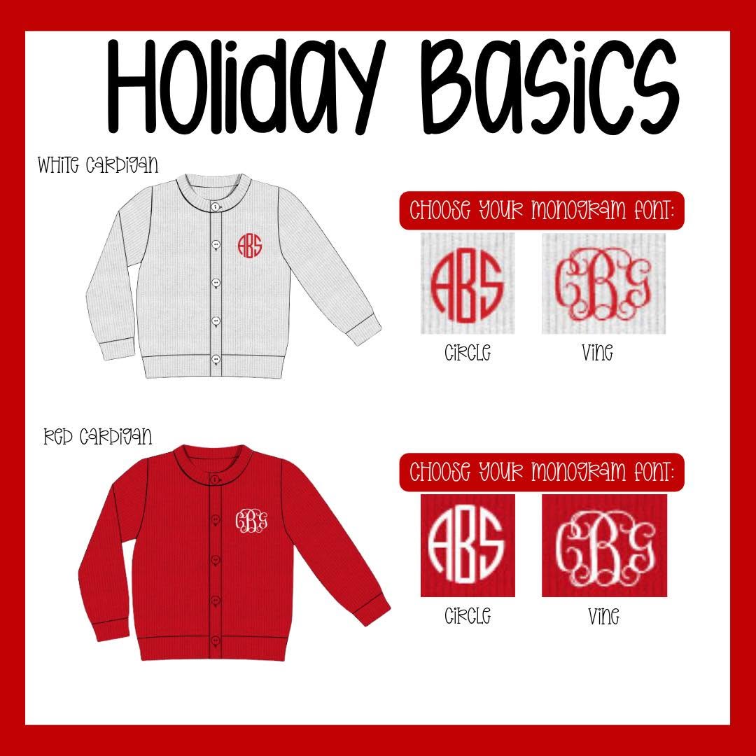 HOLIDAY BASICS COLLECTION - ETA NOVEMBER