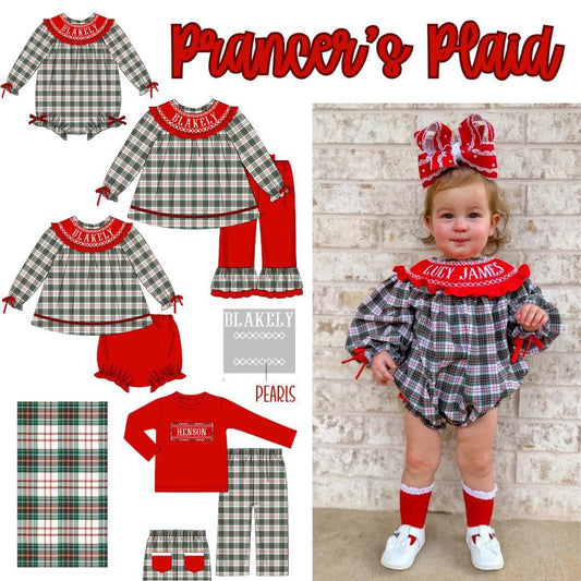 PRANCER'S PLAID COLLECTION - ETA NOVEMBER