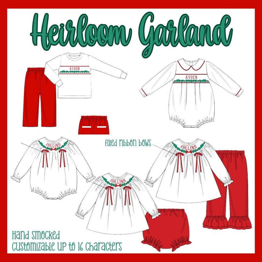 HEIRLOOM GARLAND COLLECTION - ETA NOVEMBER