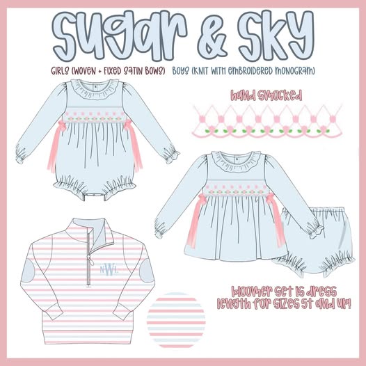 SUGAR & SKY COLLECTION - ETA LATE DEC