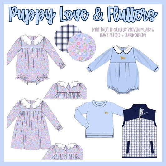 PUPPY LOVE & FLUTTERS COLLECTION - ETA LATE DEC