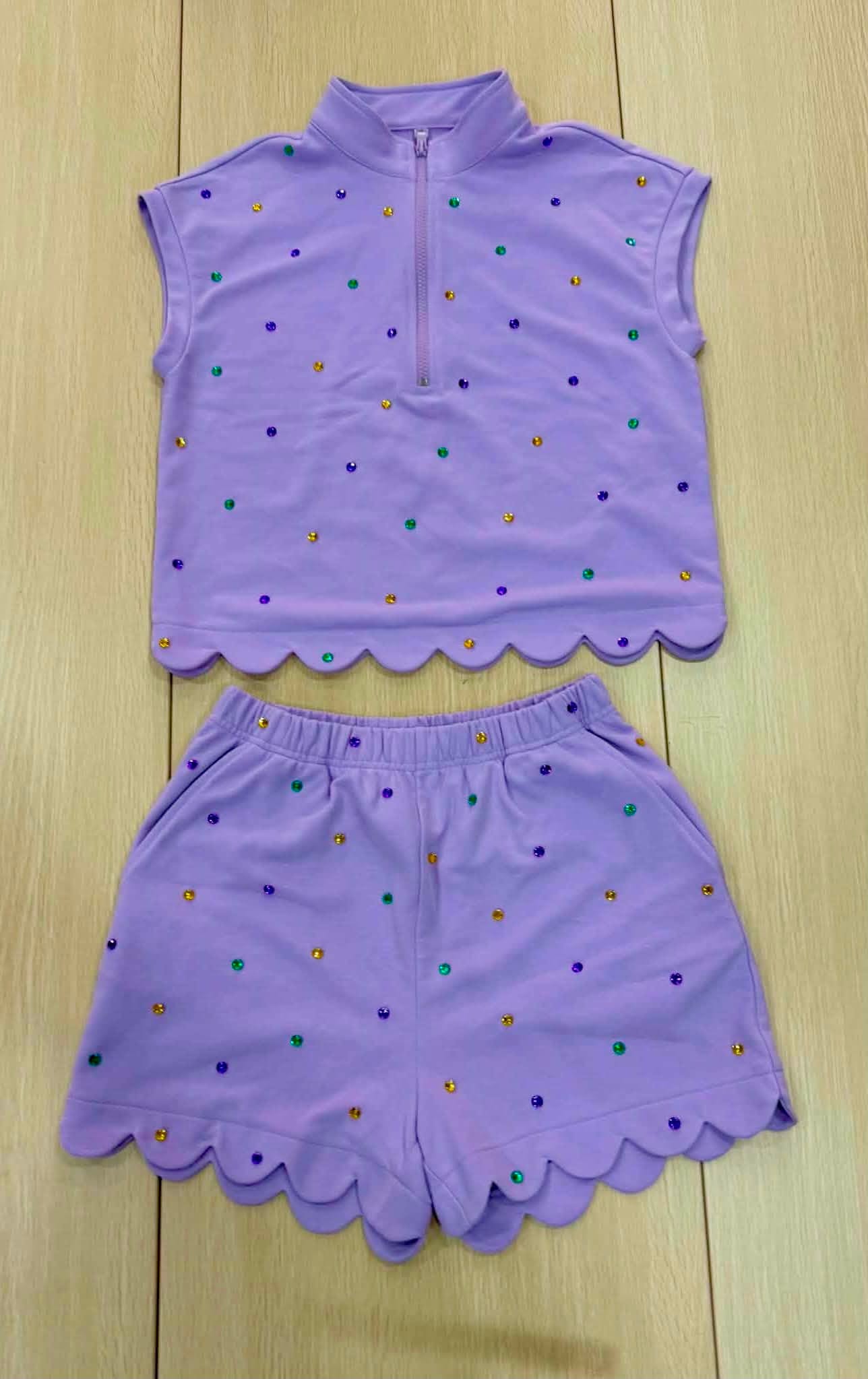 Purple Sequin Set - ETA DEC
