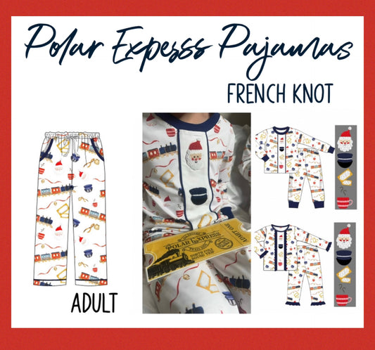 PO 11 POLAR EXPRESS PAJAMAS COLLECTION - IN STOCK