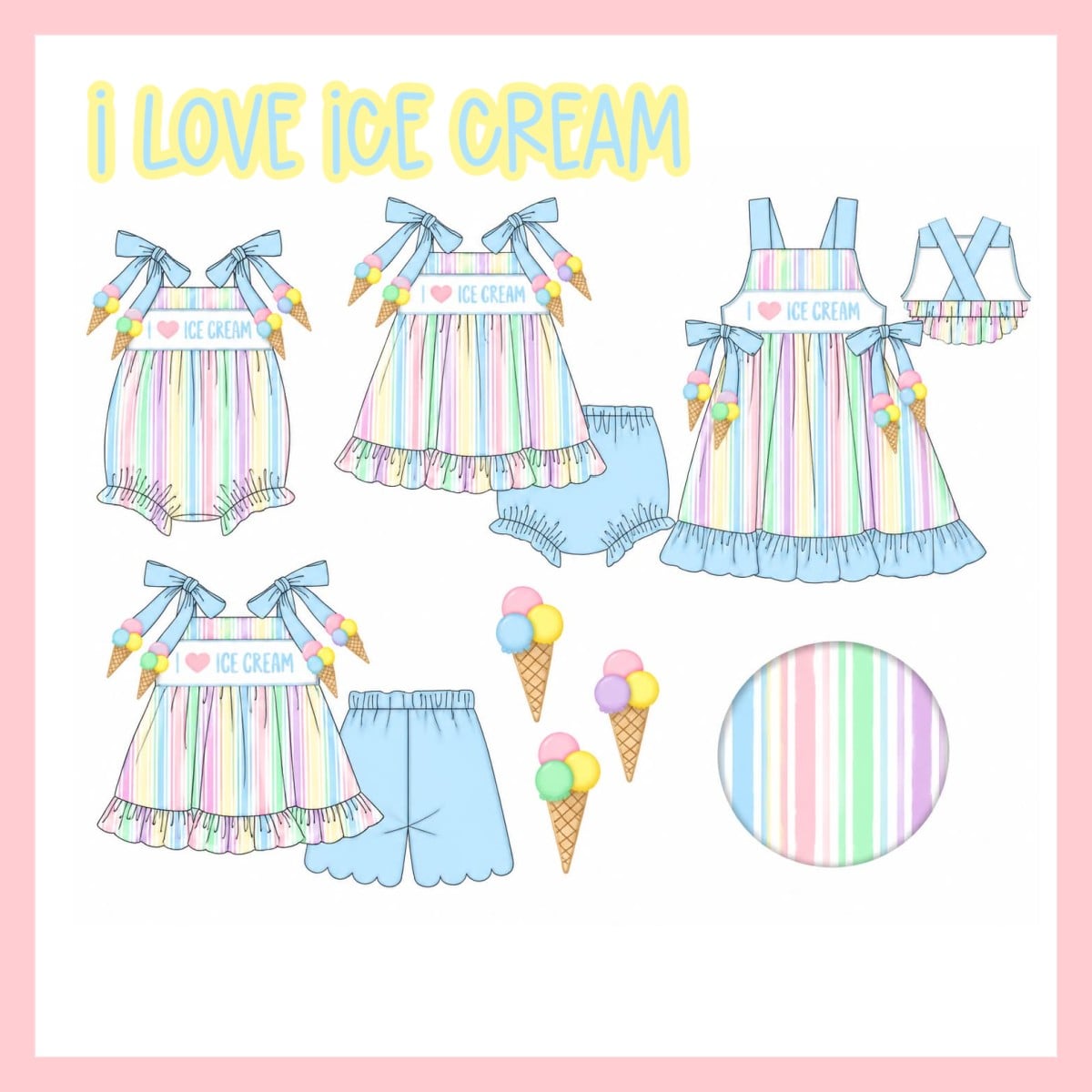 I LOVE ICE CREAM COLLECTION - ETA FEB