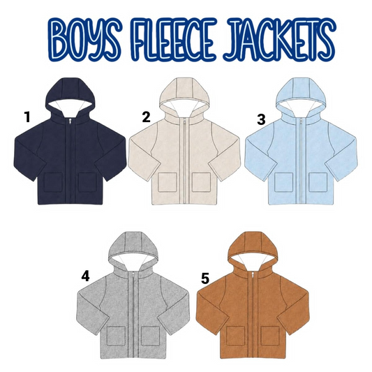 BOYS FLEECE JACKETS COLLECTION - ETA NOV