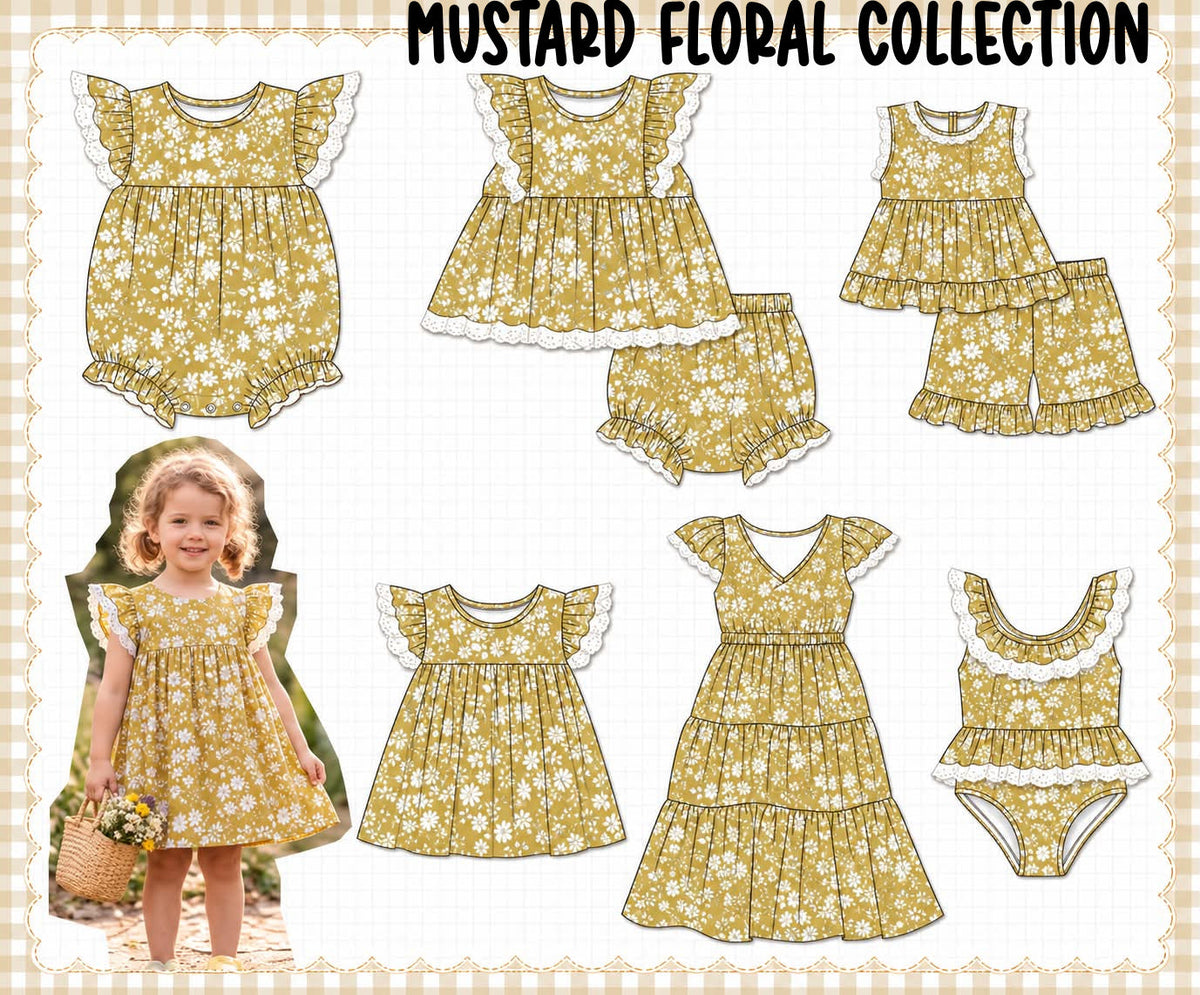 MUSTARD FLORAL-ETA APRIL