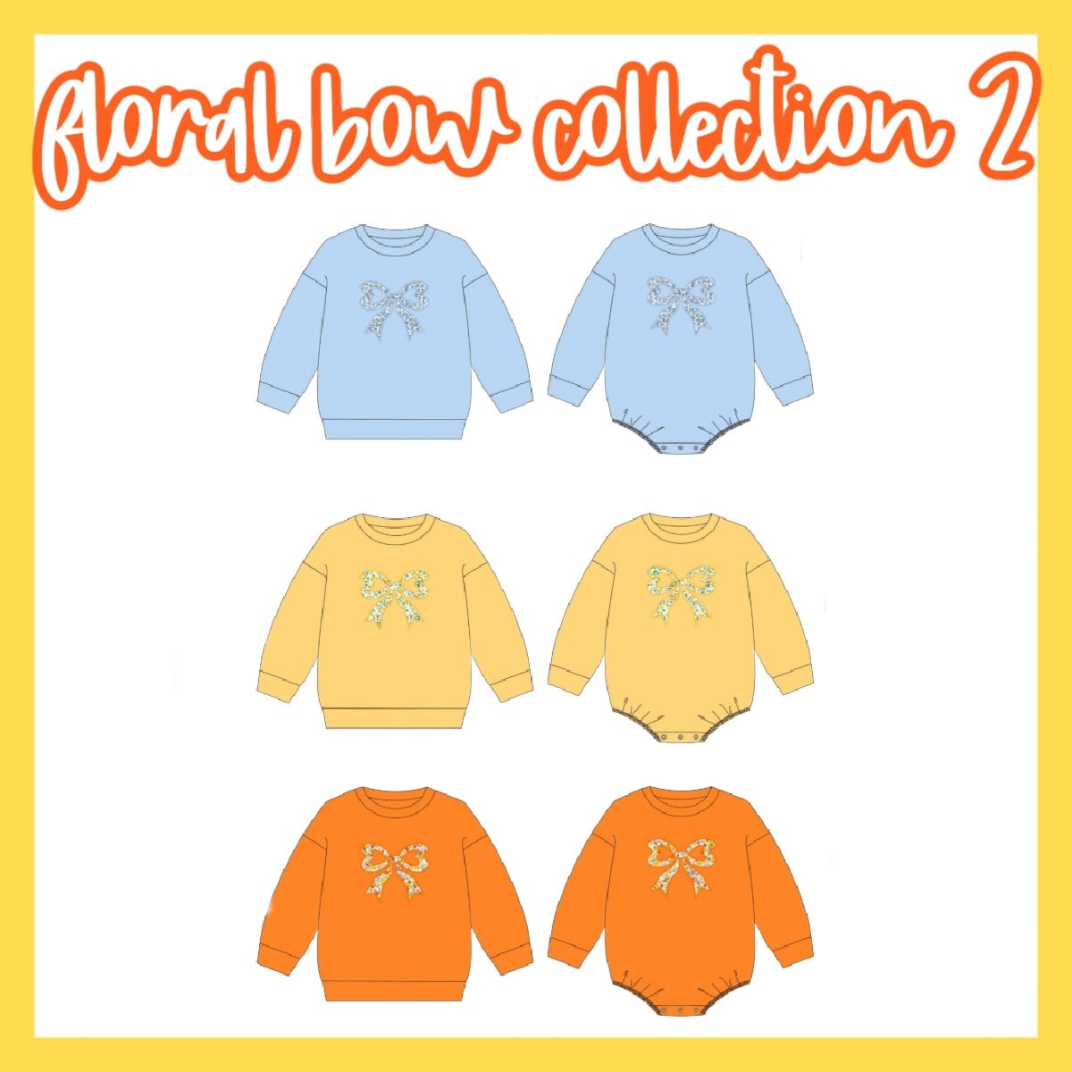 FLORAL BOW COLLECTION PART 2 - ETA AUGUST