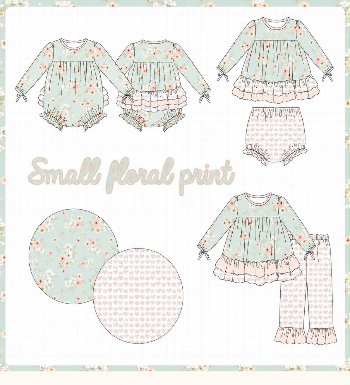SMALL FLORAL PRINT COLLECTION - ETA DECEMBER