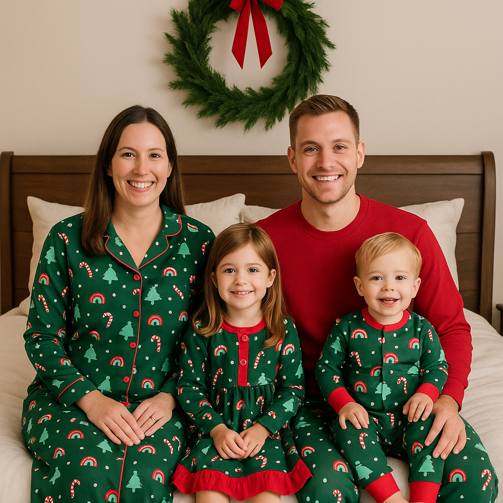 Christmas Rainbow PJS Preorder - in stock