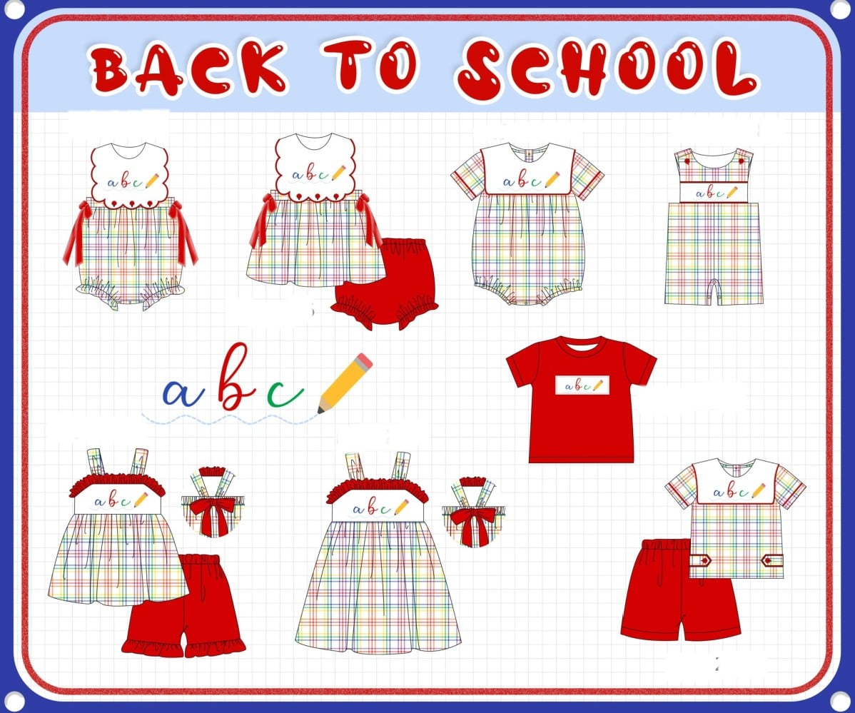 RED BACK TO SCHOOL COLLECTION - ETA JULY