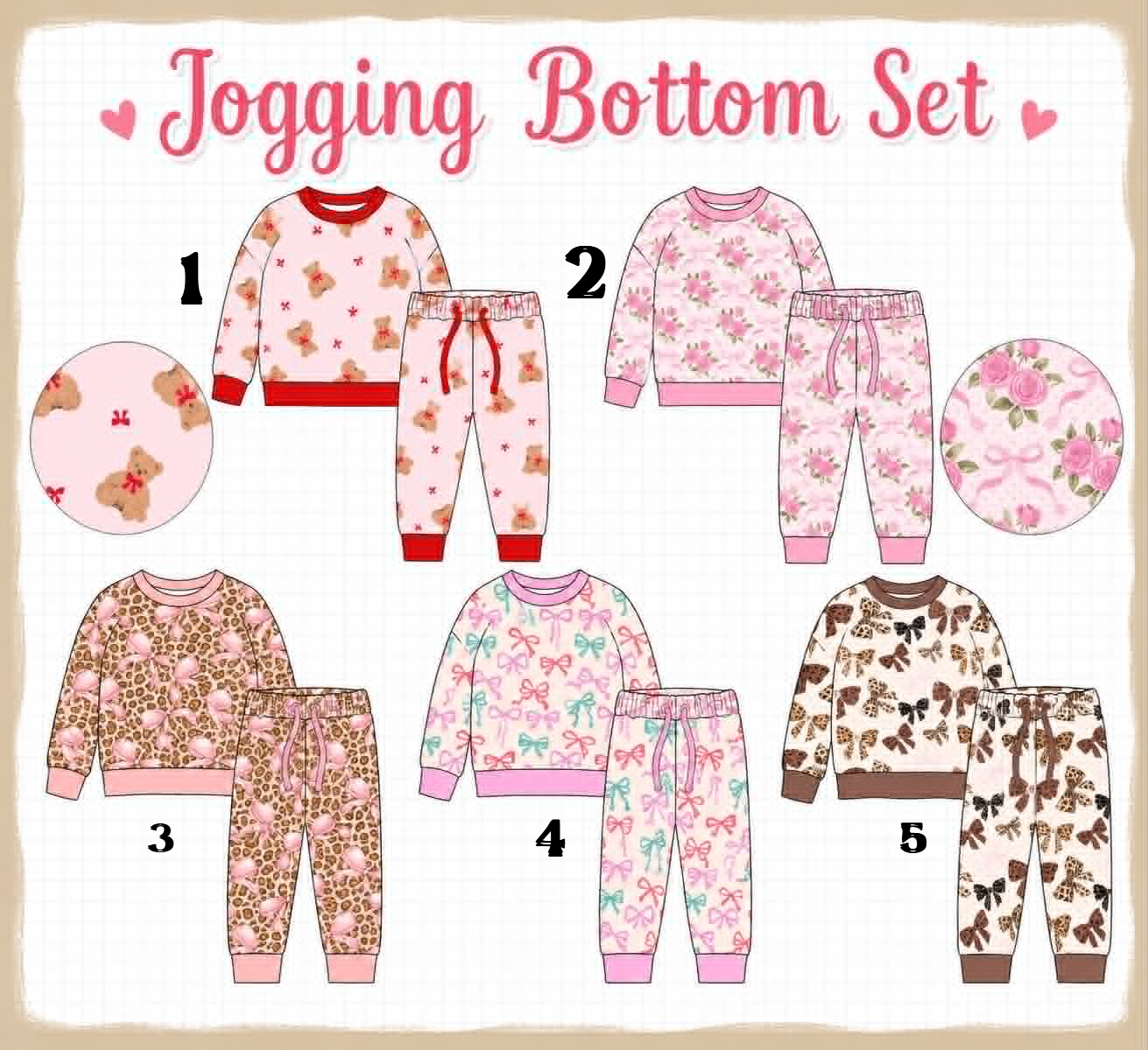 JOGGING BOTTOM SET COLLECTION - ETA DECEMBER