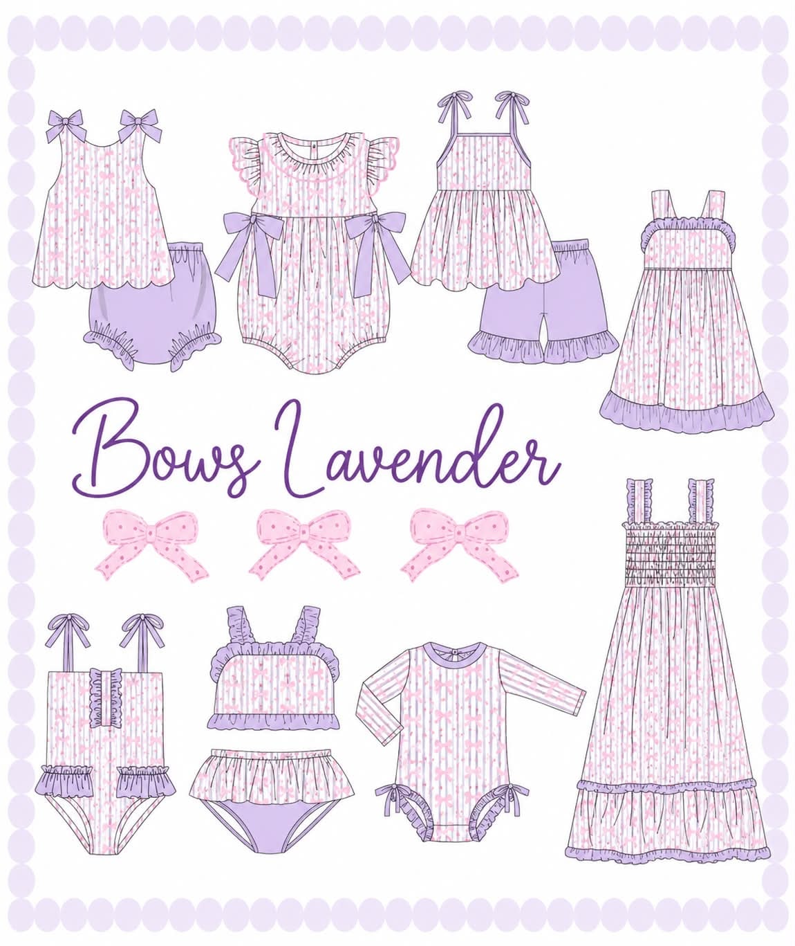 BOWS LAVENDER COLLECTION - ETA FEB