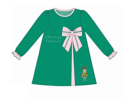 PO92 Where Are You Christmas Dress