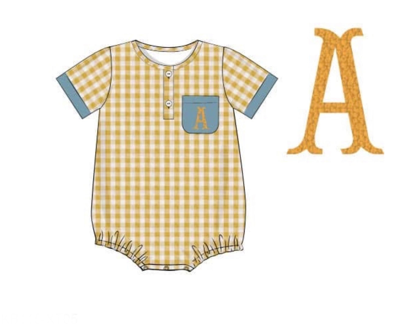 PO89 Fall Floral & Gingham Bubble