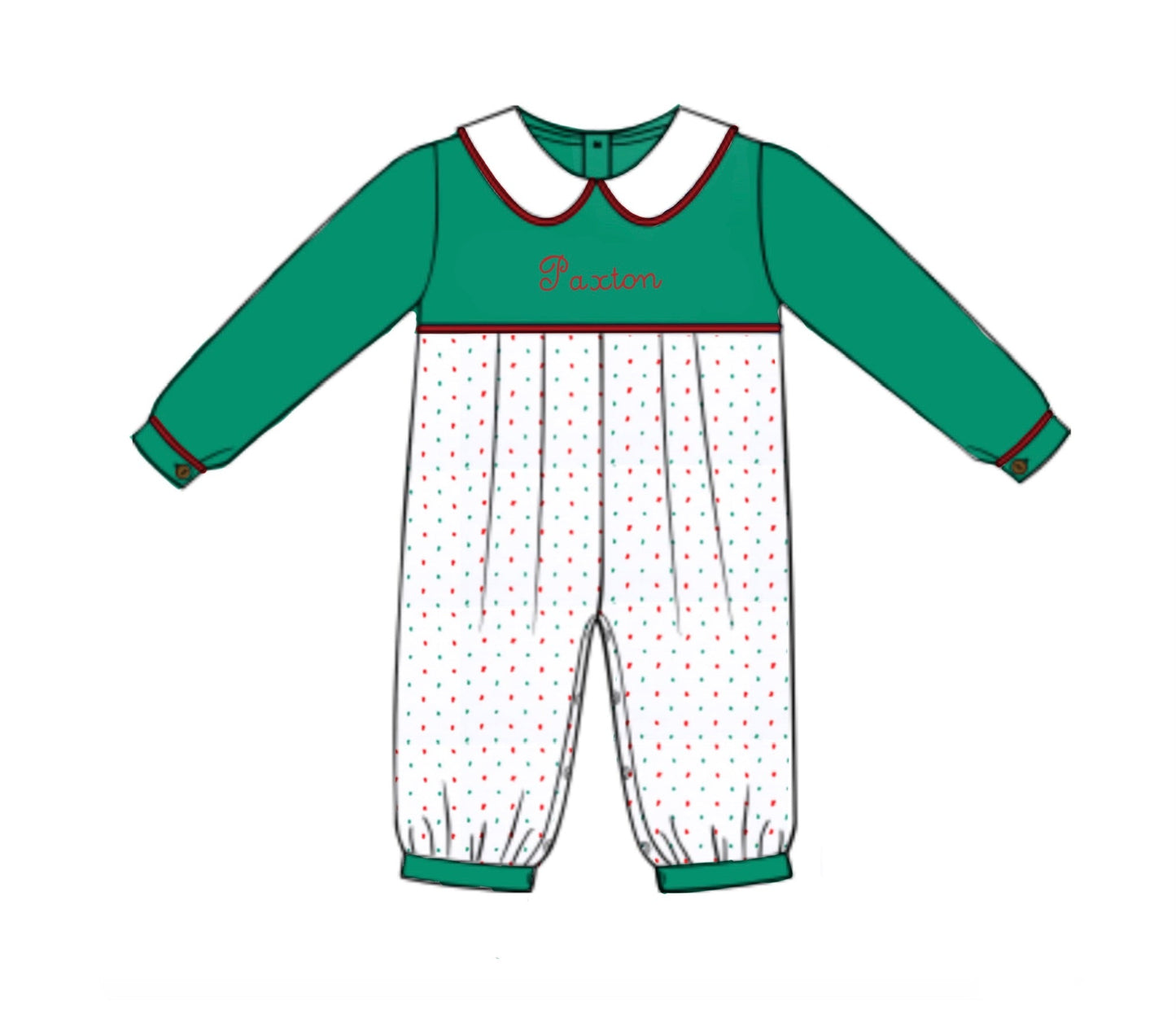 PO92 Christmas Keepsakes Romper
