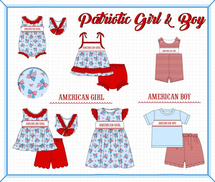 PATRIOTIC GIRL & BOY COLLECTION - ETA APRIL