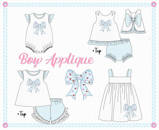 BOW APPLIQUE COLLECTION - ETA FEB
