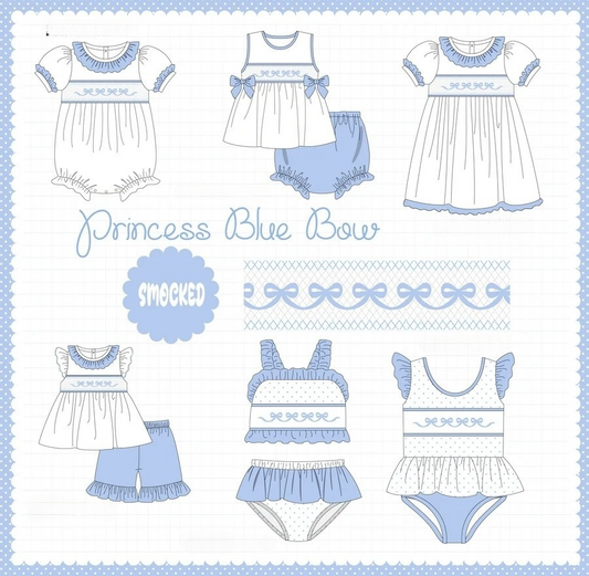 PRINCESS BLUE BOW COLLECTION - ETA FEB