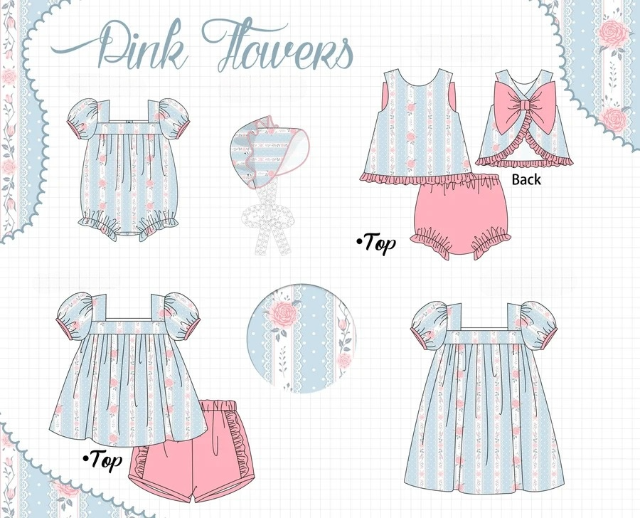 PINK FLOWERS COLLECTION - ETA FEB