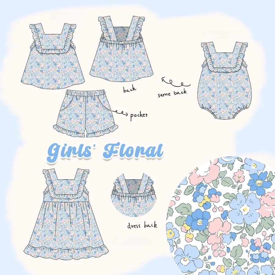GIRLS' FLORAL COLLECTION - ETA FEB