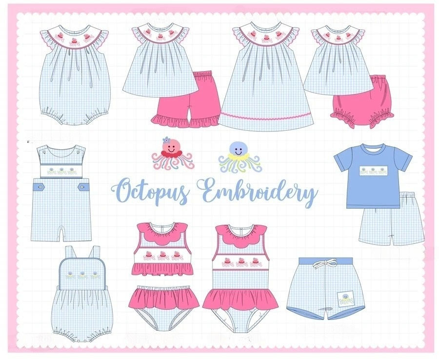 OCTUPUS EMBROIDERY COLLECTION - ETA FEB