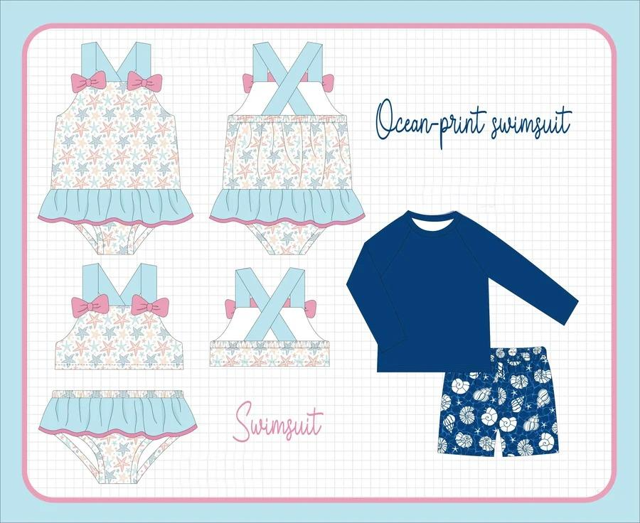 OCEAN PRINT SWIM COLLECTION - ETA FEB
