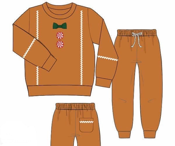 PO92 Holiday Dress Up - Boy Gingerbread