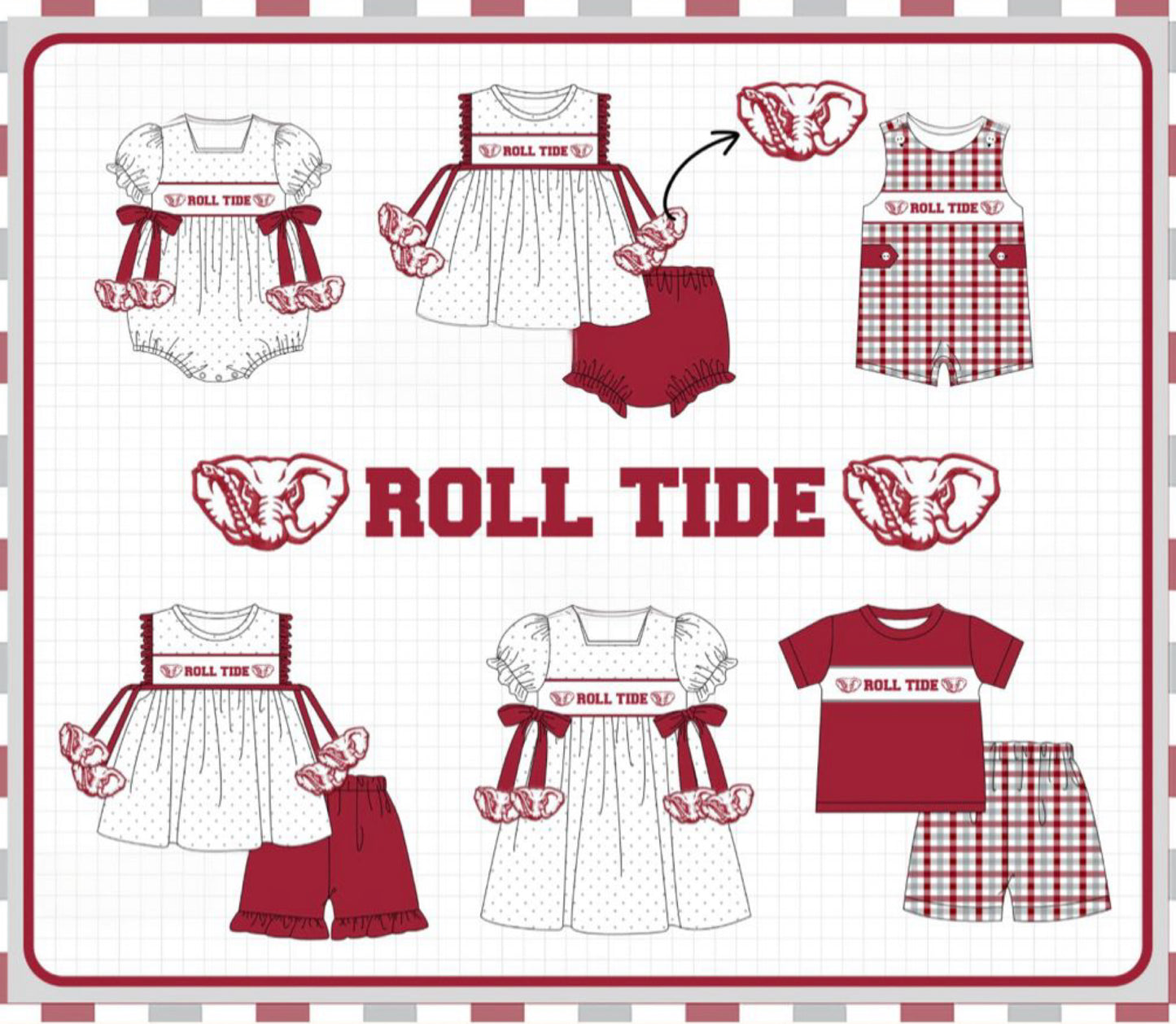 ROLL TIDE COLLECTION (ETA APRIL)
