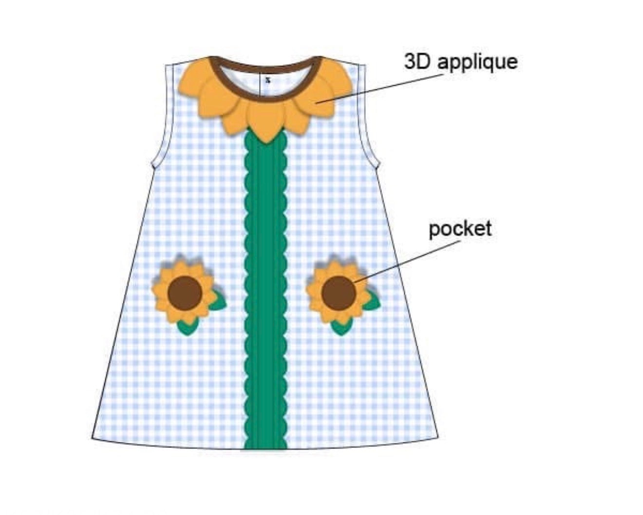 PO89 For The Girls - Sunflower Dress