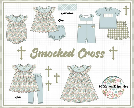 SMOCKED CROSS COLLECTION - ETA FEB
