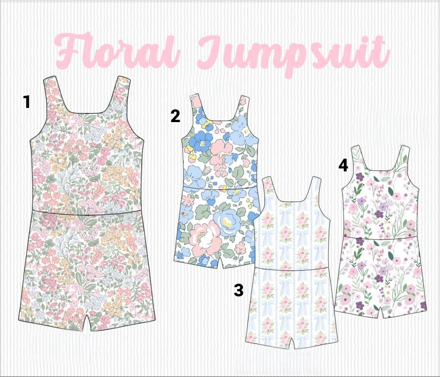 FLORAL JUMPSUIT COLLECTION - ETA APRIL