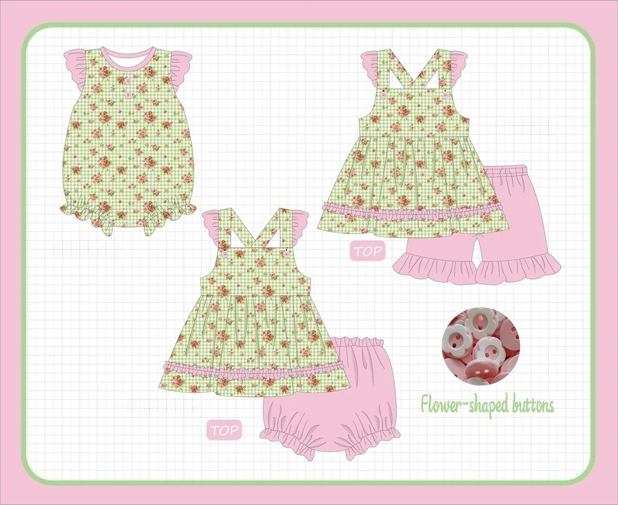 GREEN GINGHAM COLLECTION - ETA FEB