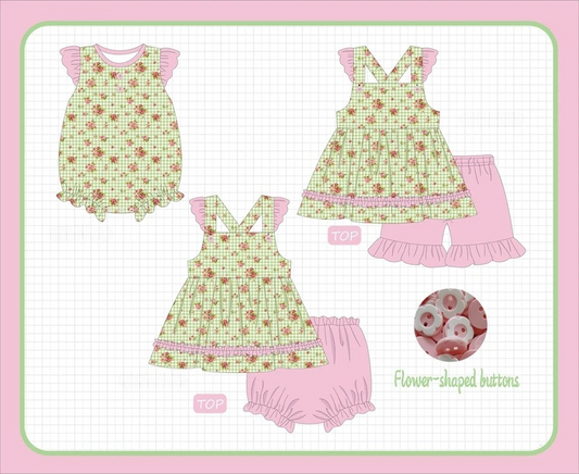 GREEN GINGHAM COLLECTION - ETA FEB