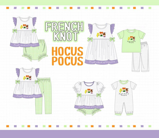 FRENCH KNOT HOCUS POCUS COLLECTION - ETA AUGUST