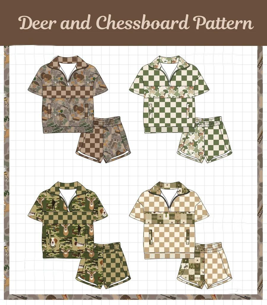 DEER AND CHESSBOARD PATTERN COLLECTION - ETA FEB