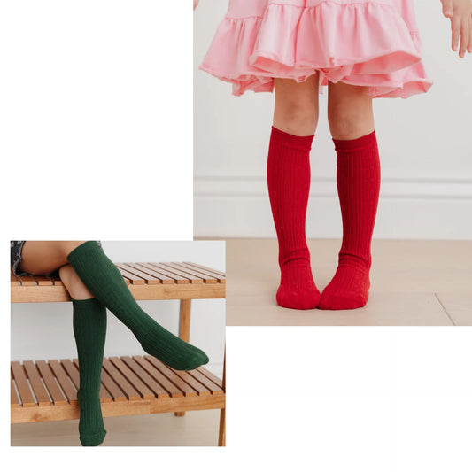 Cable Knee High Socks - IN STOCK