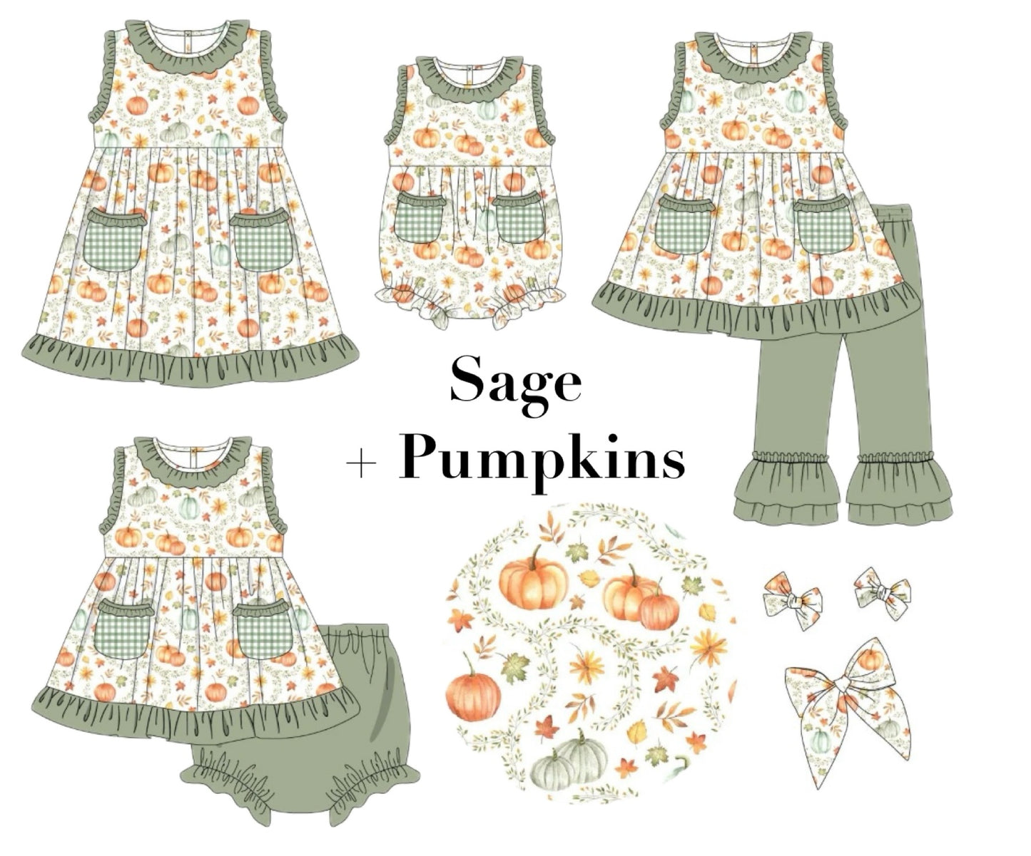 Sage + Pumpkin Collection - ETA August