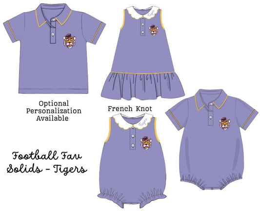 PO14 - Football Fav Solids - Tigers - ETA: August to F&F then you