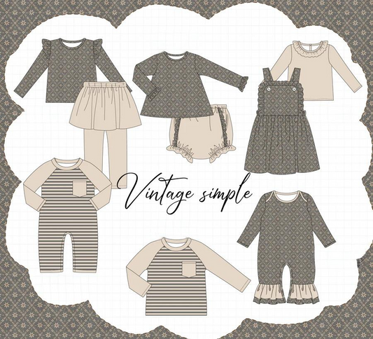 VINTAGE SIMPLE COLLECTION - ETA LATE OCTOBER