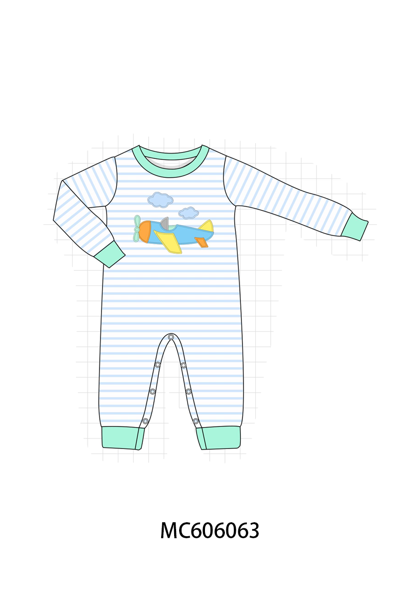 MINT AIRPLANE APPLIQUE-ETA NOV