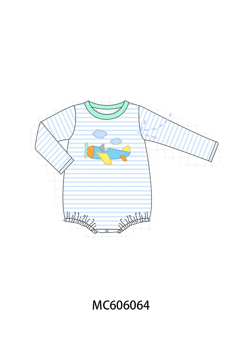 MINT AIRPLANE APPLIQUE-ETA NOV