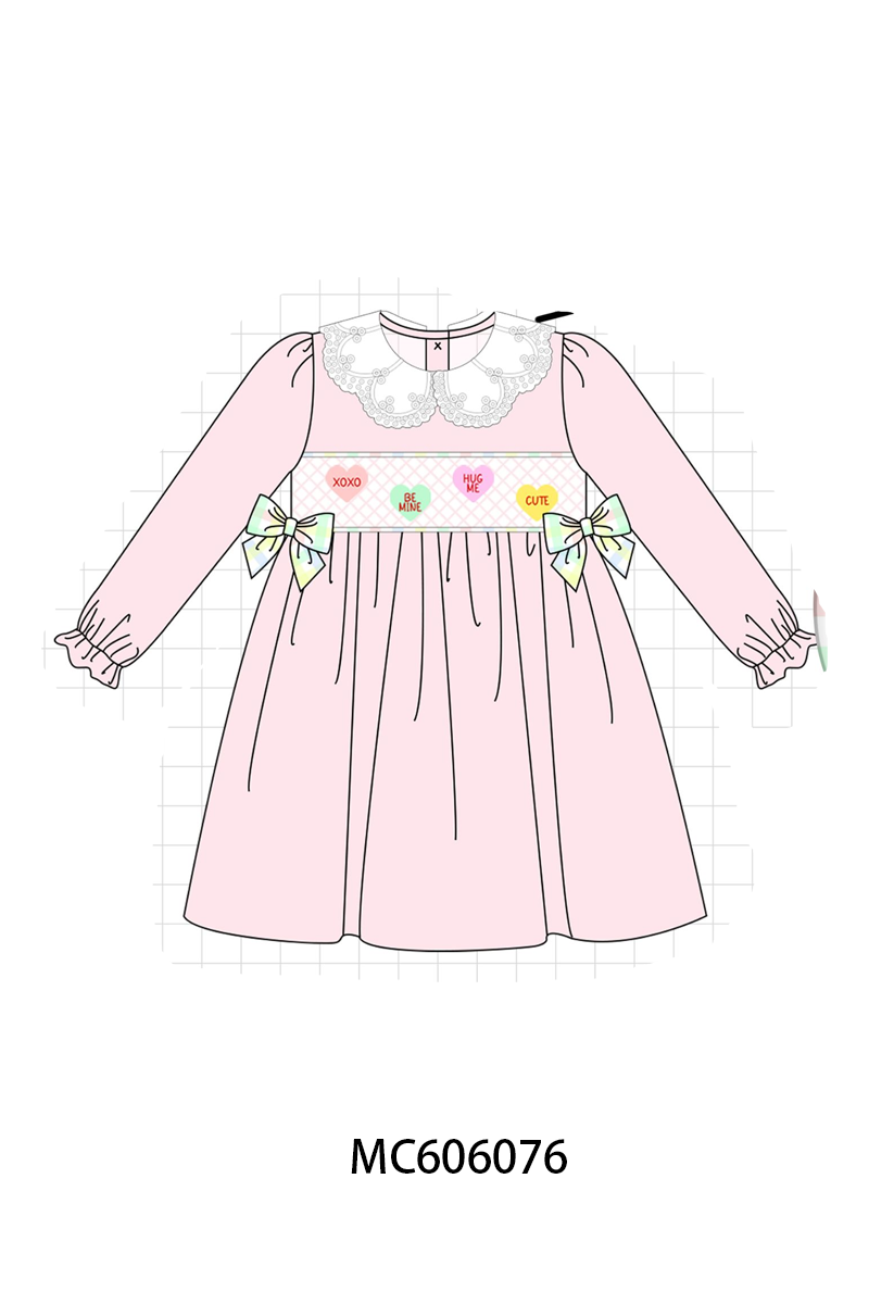 MACHINE SMOCKED HEART CONVO-ETA NOV