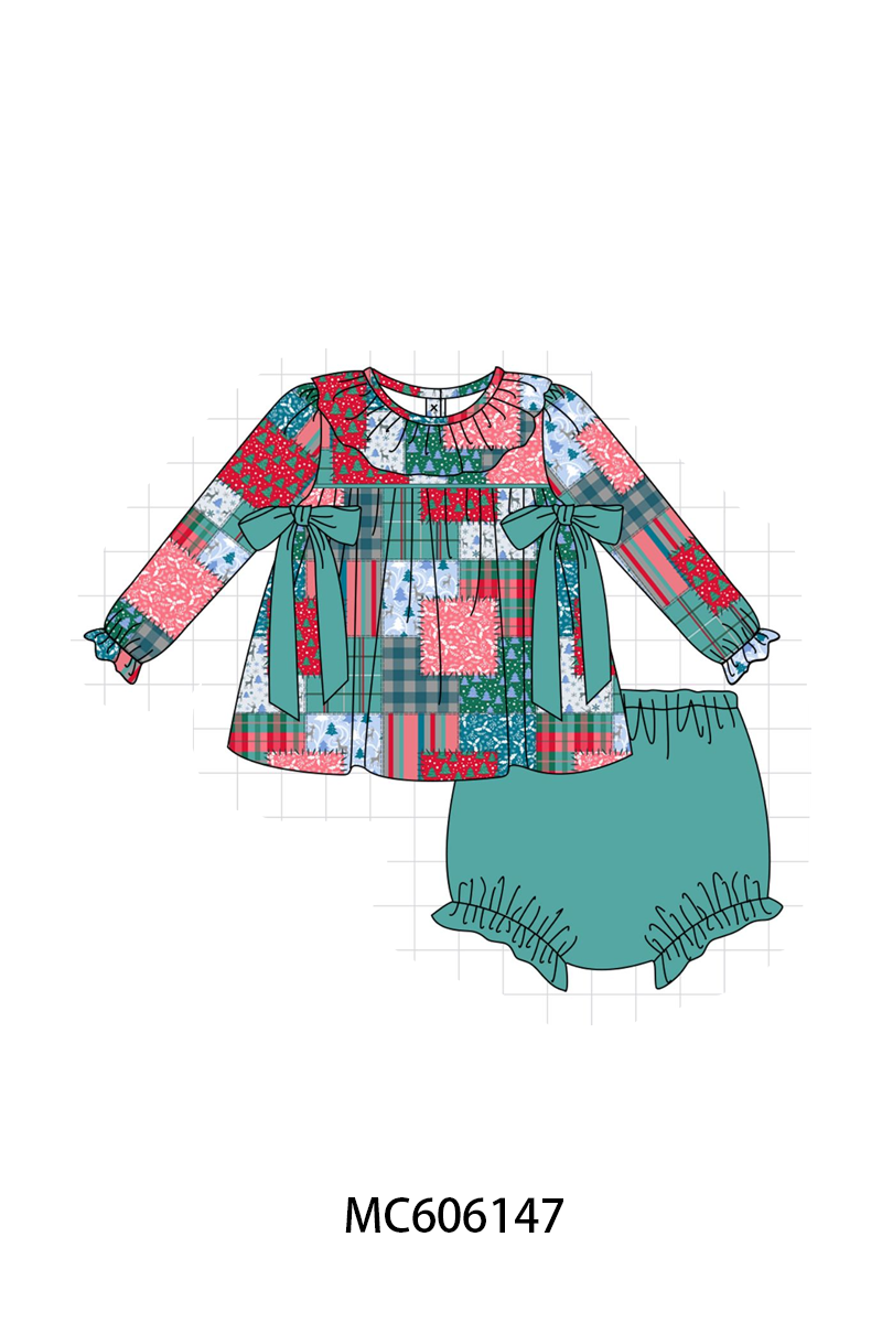 TEAL CHRISTMAS PATCHWORK-ETA NOV