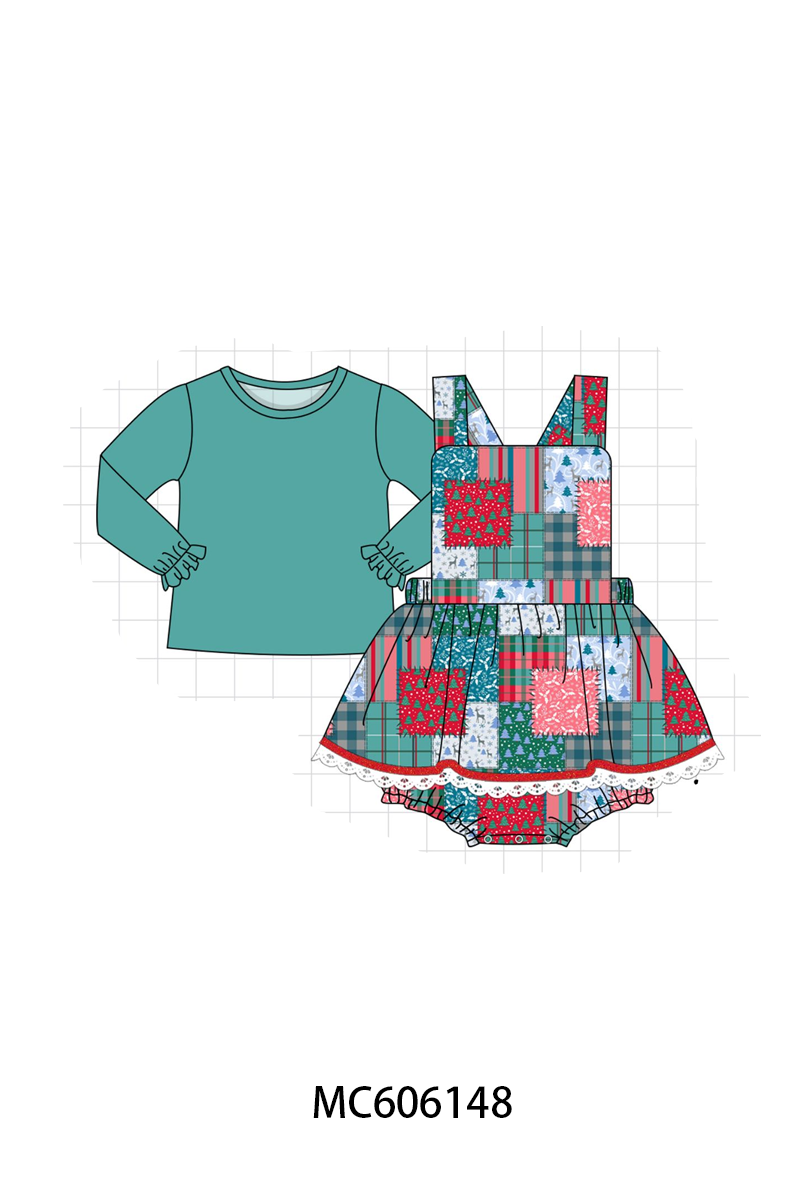 TEAL CHRISTMAS PATCHWORK-ETA NOV