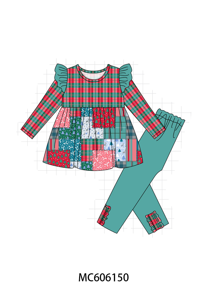 TEAL CHRISTMAS PATCHWORK-ETA NOV