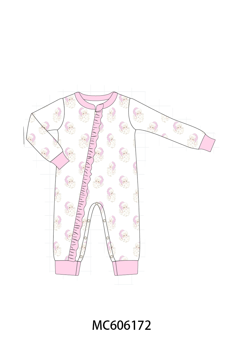 BLUE/PINK SANTA PRINT PJS-ETA NOV