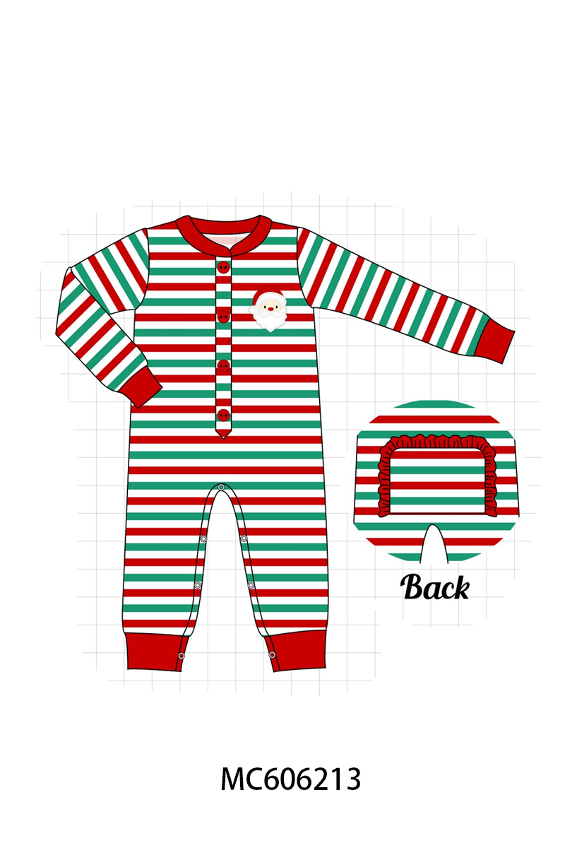 CHRISTMAS STRIPE SANTA PJS-ETA NOV